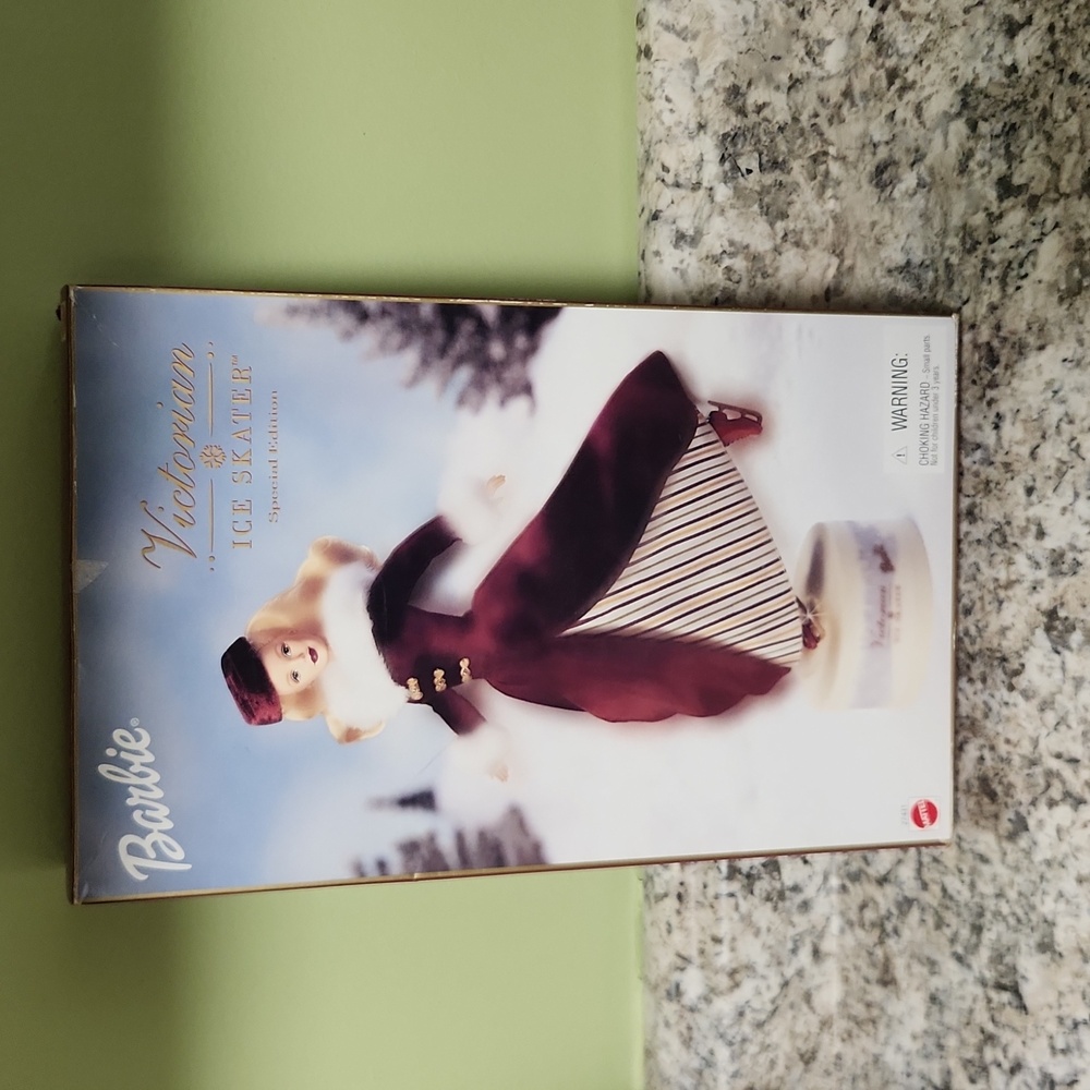 Final Price/Victorian Ice Skater Barbie NIB